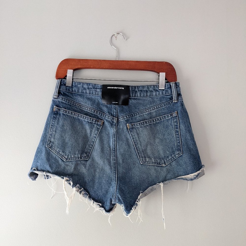 Alexander Wang | Bite High-Rise Denim Shorts